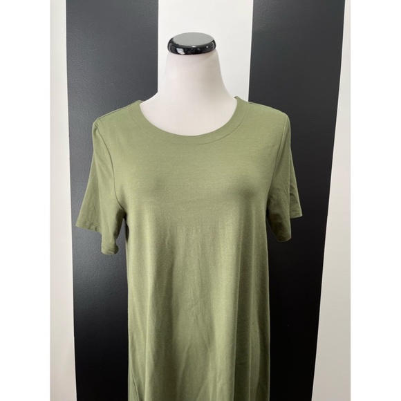 Loft Green Midi T-Shirt Dress NWOT - Picture 2 of 2